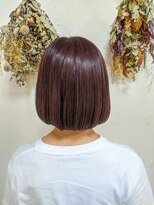 ヘアーサロン コトノハ ナチュラルピンクボブ