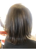 ハイライトくびれミディ/30代/40代/50代/ミルクティーアッシュ