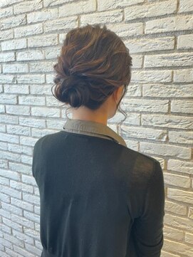 ソーホーヘアーアンドボタニカル 大橋店(SOHO hair & botanical) ルーズヘアアップ／20代／30代／40代／グレージュ