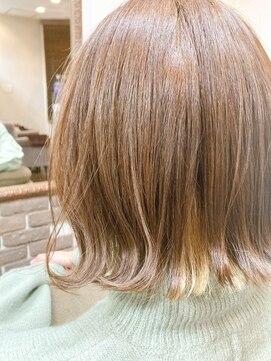 ヘアーデザイン ヴァローレ 南越谷 新越谷(Hair design Valore) ケアブリーチのインナーカラー