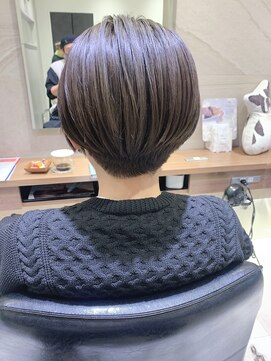 シェル 国分寺(shell) ソフト刈り上げ☆骨格補正ショート