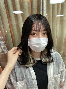 ガルボヘアー 名古屋栄店(garbo hair) #名古屋#栄#プルエクステ#インナー#ホワイトカラー#10代#20代