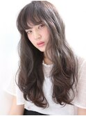 ■SOLセンター南・14-2★■くすみカラー♪ほぐしエアリーロング