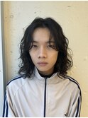 メンズミディアムパーマ