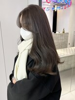 ゲーム 原宿店(GAME)&nbsp;オリーブグレージュ×顔周りカット