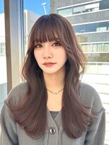 アフロートリノ(AFLOAT Leino) 【吉野style】大人可愛い小顔薄めバングモテ髪20代30代40代◎