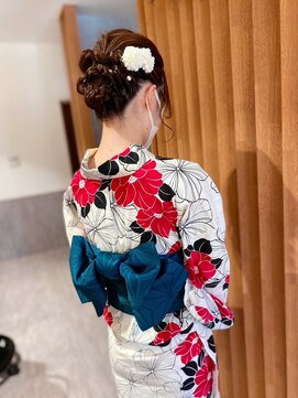 ミッキー(Micky) 浴衣ヘア着付けヘアアレンジ