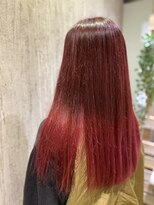 テトテ 門戸厄神店(tetote)&nbsp;【tetote竹輪のサロンスタイル】カシスピンク　艶ロング