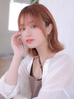 アグ ヘアー リズ 田辺銀座通り店(Agu hair liz) 《Agu hair》暖色おしゃカラー×ベルボブ