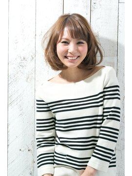 モナン 海老名(Monan) こなれ感で魅せるアンニュイなムーブボブ/アンニュイ/ パーマ