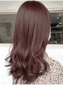 ピンクブラウン/ハイライト／ケアブリーチ[我孫子駅]