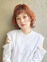 スーハ 恵比寿(SUUHA)&nbsp;ハイトーンカラー/ボブウルフ・マッシュウルフ/くびれレイヤー