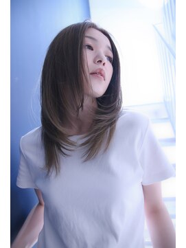 ブーケ(BOUQUET) 美肌見せカラー&丸顔カバーも！たっぷりレイヤーの今っぽミディ