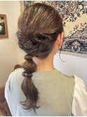 お呼ばれにぴったり！編みおろしアレンジ☆