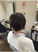 インナーカラーショートボブ