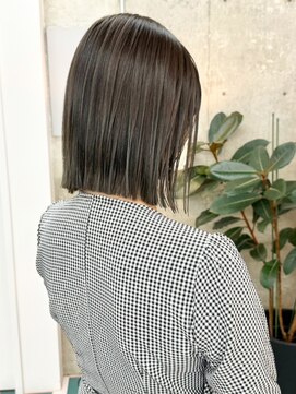 ノエ(noe) 切りっぱなしボブ×ハイライトY-51