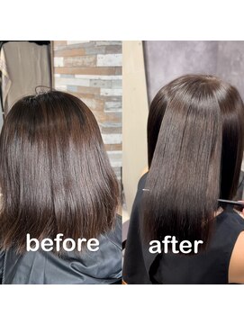 ナナシ(nanac) 髪質改善縮毛矯正＋ボブ