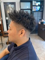 アイリーヘアデザイン(IRIE HAIR DESIGN)&nbsp;【IRIE HAIR赤坂】スパイキーショート×ツイストスパイラル
