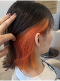 ケアブリーチダブルカラーインナーカラーハイトーン髪質改善