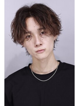 リップスヘアー 梅田アネックス(LIPPS hair) 波巻きウルフセンターパート