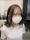 シースルバング×フレーミングミルクティー