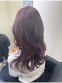 ブリーチなしカラー☆ボルドールビー☆20代30代40代