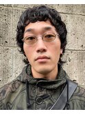 個性派ベリーショートくせ毛風パーマ