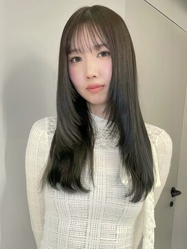 トイ(TOI) レイヤーカット/グレージュ/韓国ヘア/ワンホン