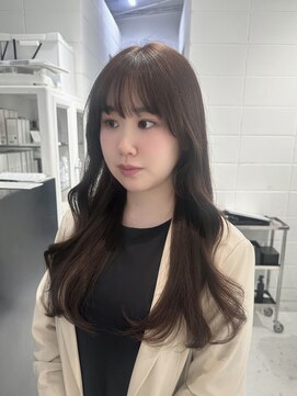 ココ 本八幡(KOKO) M黒髪小顔ヘアオリーブグレー艶髪クラゲヘアーココアベージュ