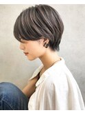ショートカットxひし形ショートボブx前髪あり20代30代40代50代