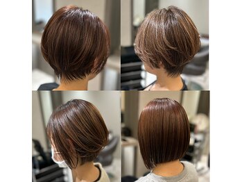 リノ(LINO)の写真/【ショートヘアならお任せください】お客様の骨格や髪質を見極め、一人ひとりに最適なスタイルをご提案＊
