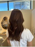 チュラルシフォンウェーブハイライトカラー