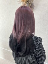 ロア 熊本(LOA)&nbsp;ラベンダー×ブラックグラデーション　10代20代30代40代