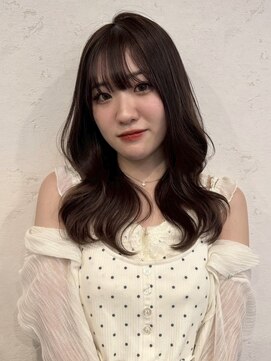 ポイントファイブバイソレイユ 小松店.5 by SOLEIL) ロングレイヤー韓国くびれヘア地毛風カラー