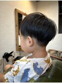 キッズカット　男の子　ツーブロック　マッシュ