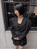 ヴァーディ オモテサンドウ(Vardy omotesando)&nbsp;タッセルボブ / 韓国ヘア/黒髪ボブ