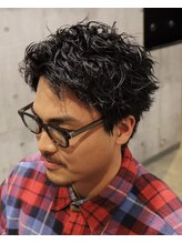 【men's】スパイキーショートパーマ