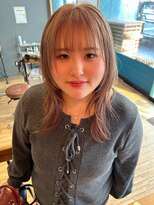 チェリーコーク ウブ(CHERRY COKE ubu) ~レイヤーカット×ブリーチありのベージュカラー~