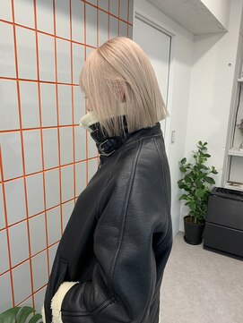 ペレ 原宿(PELE) 着物ヘア/大人ガーリー/ダークアッシュ/似合わせカット/原宿