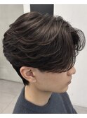 フェザーパーマニュアンスパーマ毛流れパーマメンズパーマ