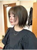 レイヤーボブ、小顔レイヤー、