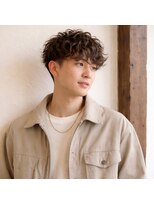 スープレックス ヘアーデザイン(SOUPREX HAIR DESIGN)&nbsp;メンズツーブロックナチュラルパーマ　20代 30代 40代 50代 60代