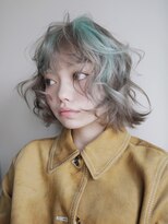メゾンクペウ 梅田(Maison cope’u)&nbsp;ミントカラー　ブロックカラー