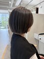 ムー(muu) ボブカットも得意です◎顔まわりレイヤーでさらっと流すのも◎
