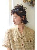 【Lepes】ナチュラルかわいい☆簡単おだんごハーフアップ