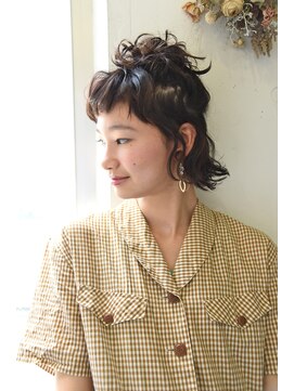 ユノ(juno) 【Lepes】ナチュラルかわいい☆簡単おだんごハーフアップ