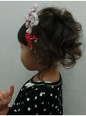お子様ヘアセット