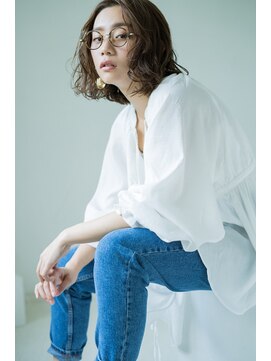 ルフュージュ(Refuge) ウエット仕上げナチュラルカール [大宮美容室]/ふんわりカール