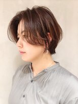 アルバム 渋谷パルコ(ALBUM)&nbsp;ニュアンスショートグレージュ_毛先パーマ_ba264801