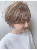 【Des.Art赤坂】　学割U-24×艶カラー×耳掛けショート